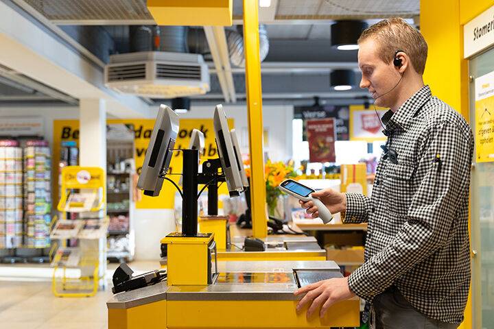 Retail Jumbo medewerker digitale werkplek