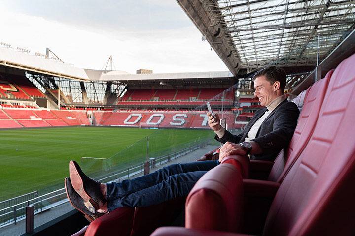 Connectivity overal altijd stabiel Philips stadion