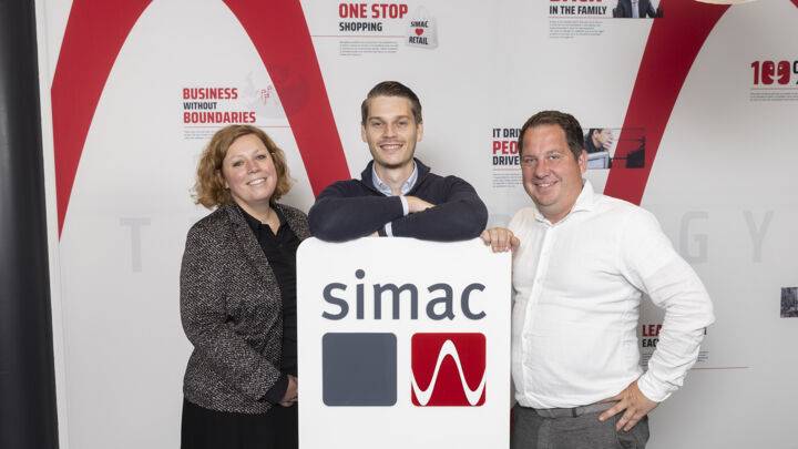 Eva de Witt, Luc van de Westelaken en Harry Lamers Simac