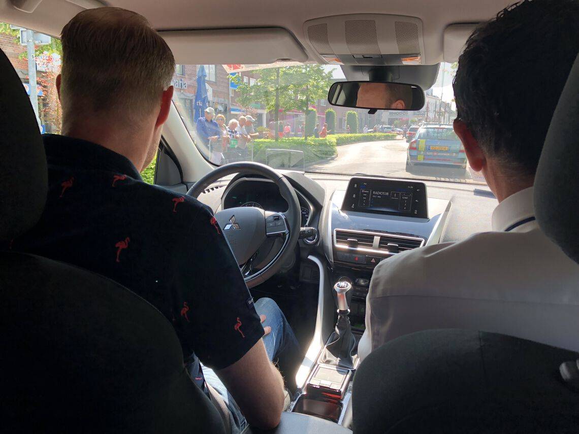 Omloop der Kempen koers auto