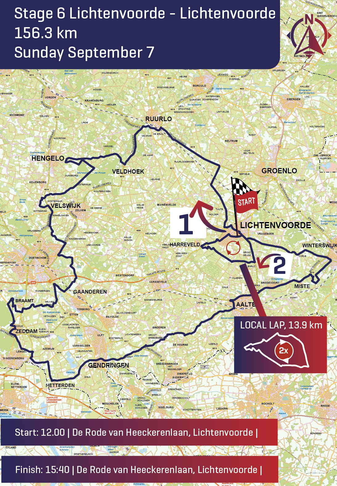 Simac Ladies Tour voorbeschouwing etappe 6