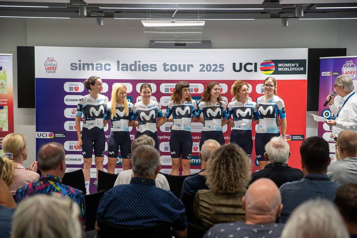 Simac Ladies Tour 2025 ploegenpresentatie