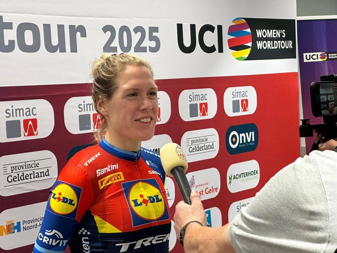Simac Ladies Tour 2025 ploegenpresentatie Ellen van Dijk
