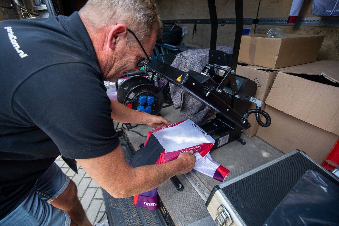 Simac Ladies Tour 2025 drukpers shirts bedrukken winnaars