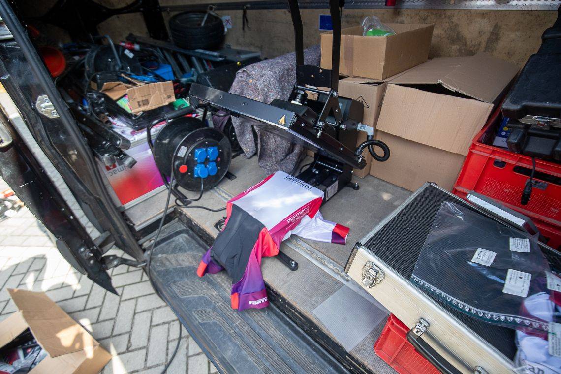 Simac Ladies Tour 2025 drukpers shirts bedrukken