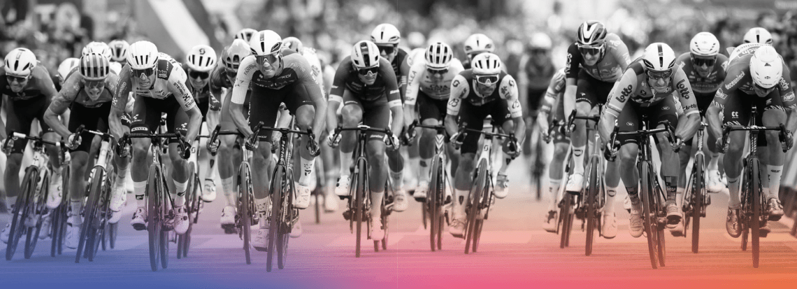 NIBC Tour of Holland foto renners - Simac sponsor