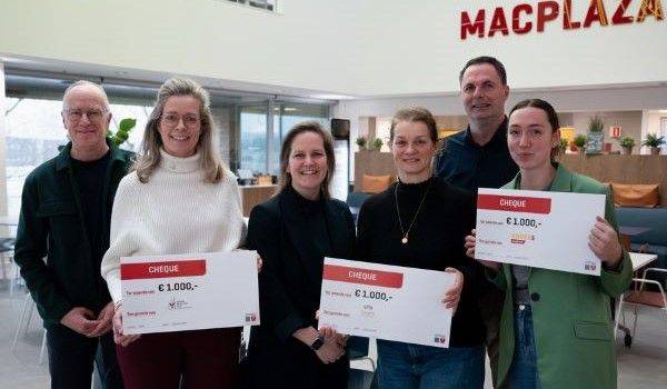 Simac surprises three charities with cheques