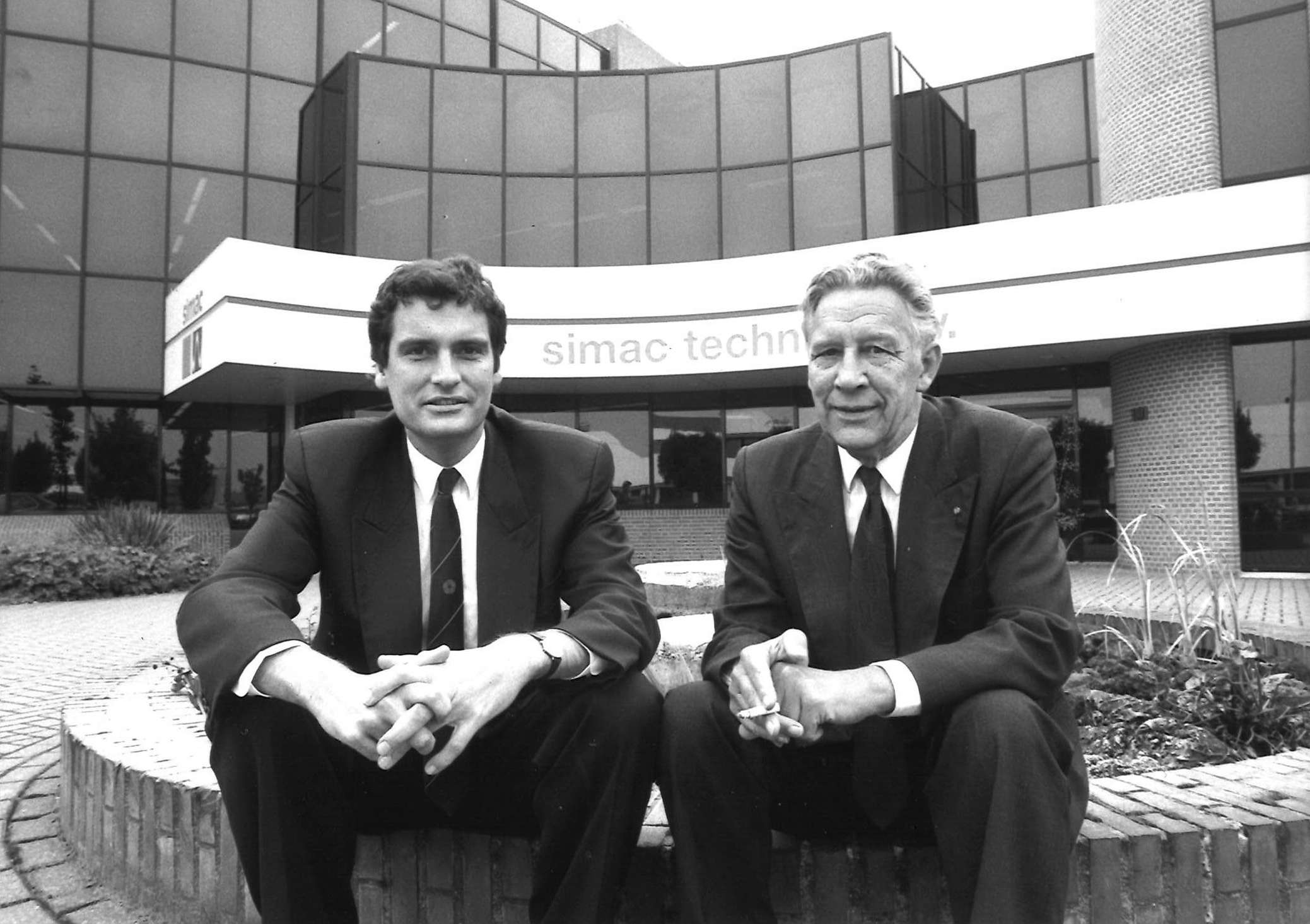 Mac (rechts) en Eric van Schagen